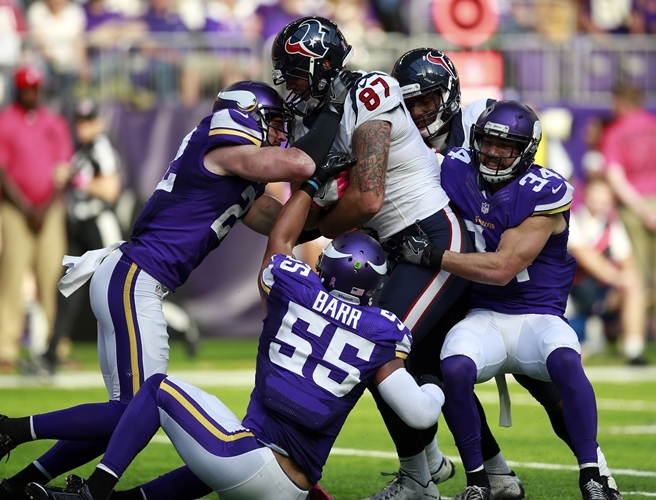 Minnesota Vikings defence Houston Texans