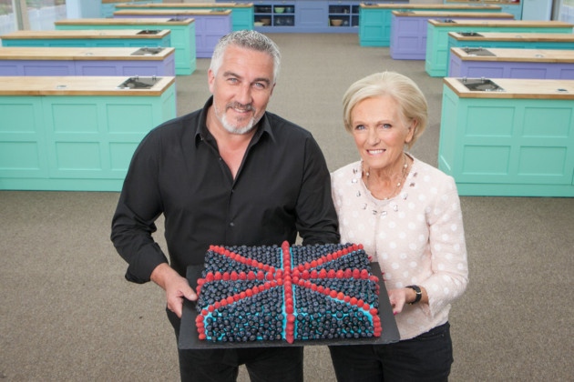 It's the Great Britsh Bake Off BBC finale for Paul Hollywood and Mary Berry