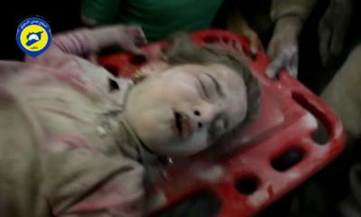 Syrian girl pulled from Aleppo rubble in four-hour rescue