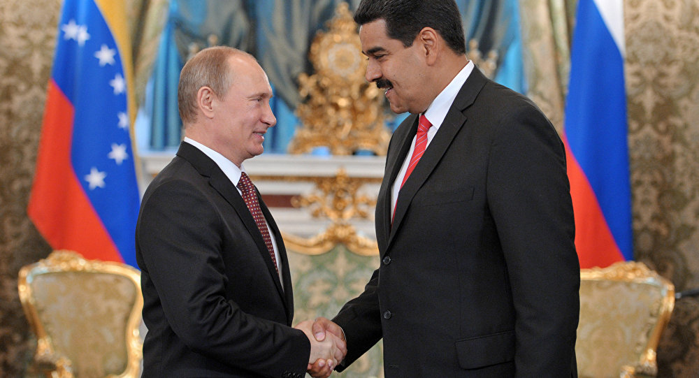 Russian President Vladimir Putin meets in the Kremlin with Nicolas Maduro