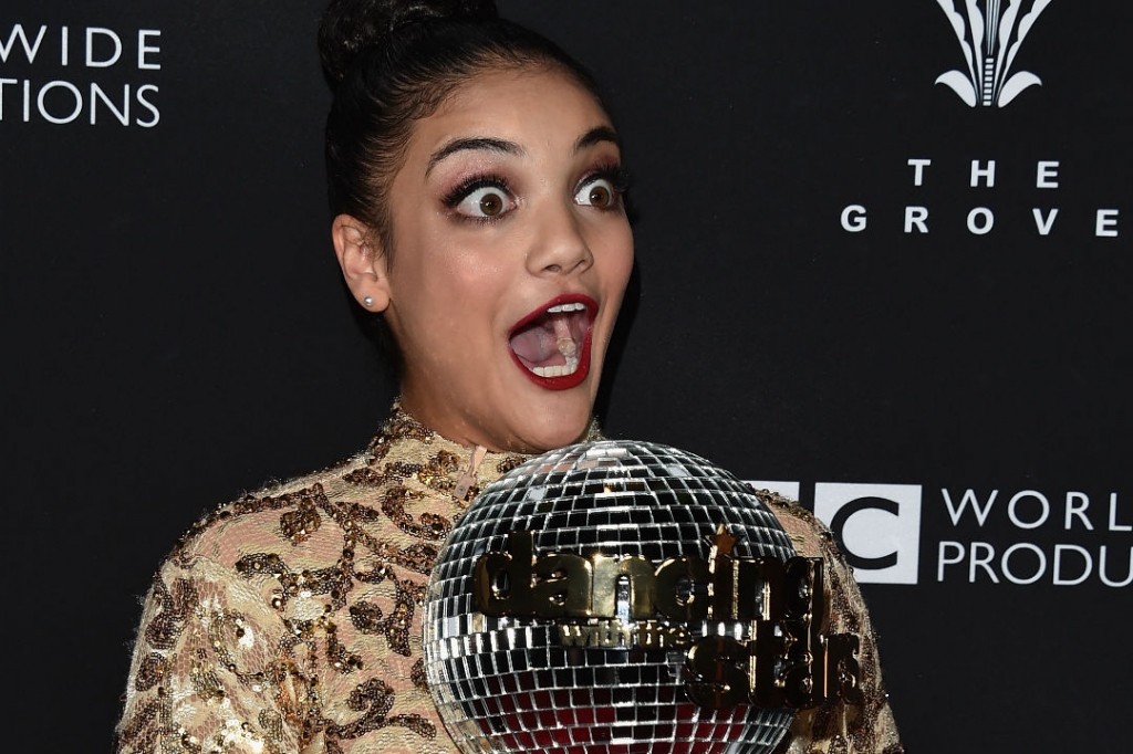 Laurie Hernandez DWTS Swin