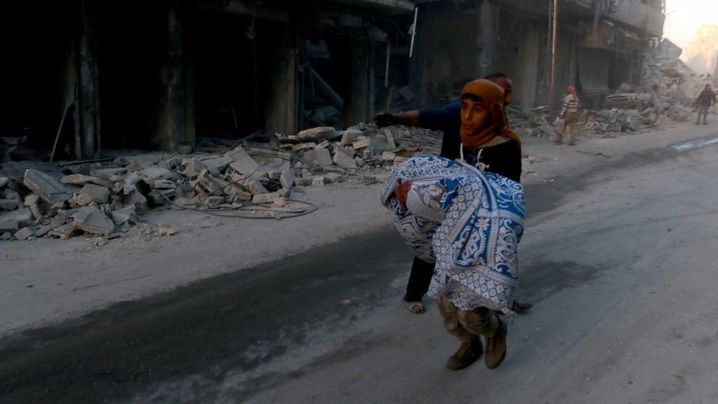 Aleppo School Bombed Syrian Family Pupils Among Dozens Killed