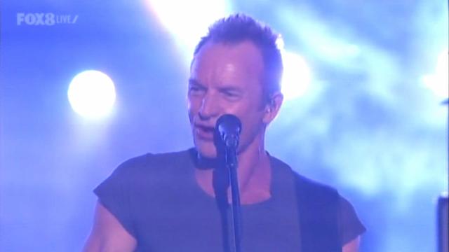 Sting performs at the American Music Awards