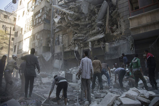 Barrel bombs and other ordnance rained down until midnight only to resume in the early hours