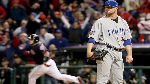 Lester Bauer Cubs Cleveland World Series Game 5