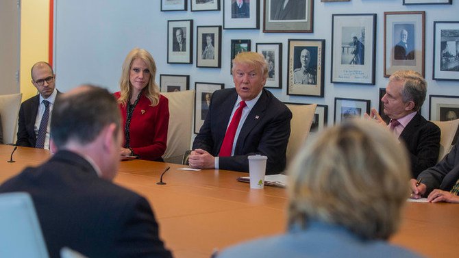 President-elect Donald Trump is interviewed by The New York Times&#039 editorial staff