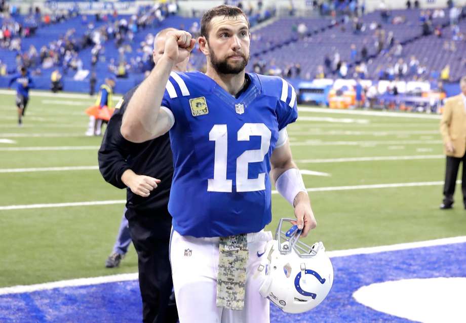 Colts quarterback Andrew Luck finished out Indianapolis’ 24-17 win over the Tennessee Titans but later was placed in concussion protocol. He was ruled out of Thursday night’s game