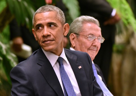 Cuban President Raul Castro and U.S. President Barack Obama