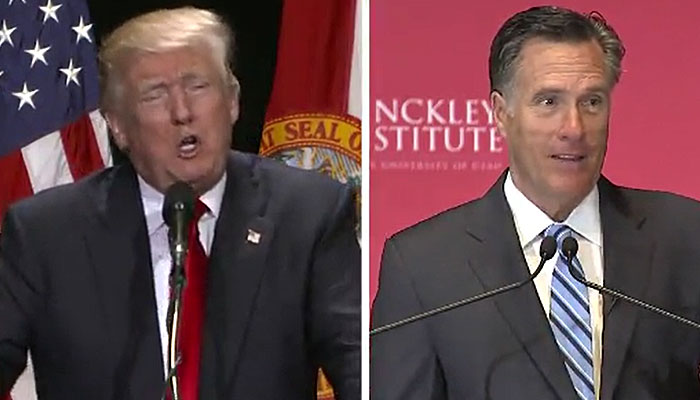 Donald Trump and Mitt Romney are scheduled to meet this weekend