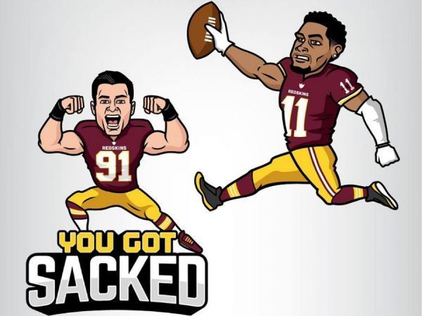 Washington Redskins Launch Free Team Emojis for Thanksgiving Game