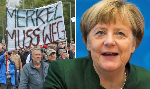 Angela Merkel and migrants