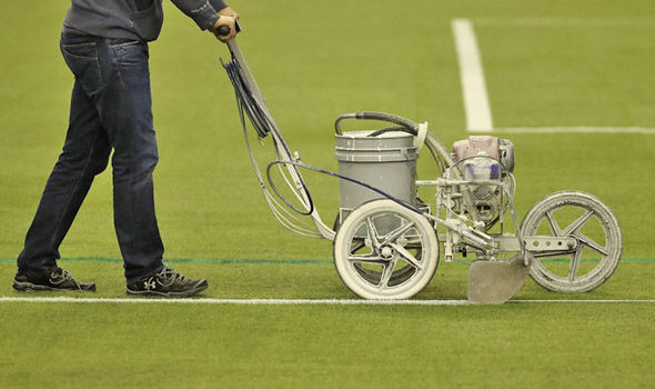 Montreal Impact white lines are repainted