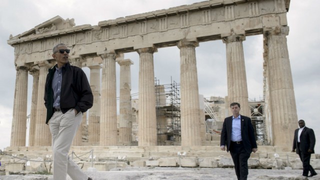 In Greece Obama tries to reassure anxious Europe