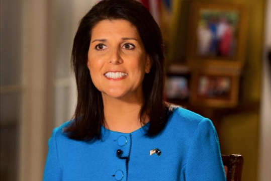 Gov. Nikki Haley. Screenshot from YouTube