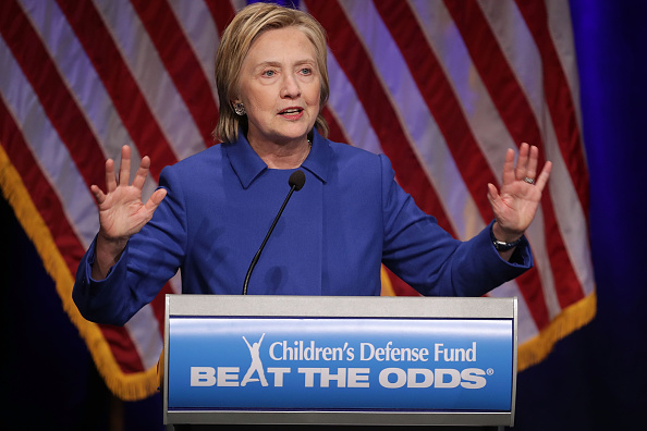 Hillary Clinton Honored At Children's Defense Fund Event