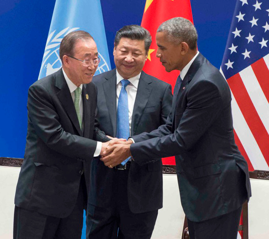 Ban Ki-Moon Barack Obama