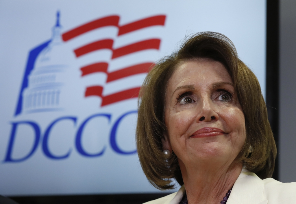 House Minority Leader Nancy Pelosi on Election Day.			Carolyn Kaster  AP