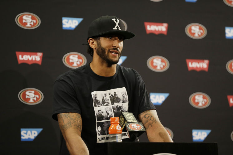 In August Colin Kaepernick wore a shirt showing Fidel Castro meeting with Malcolm X