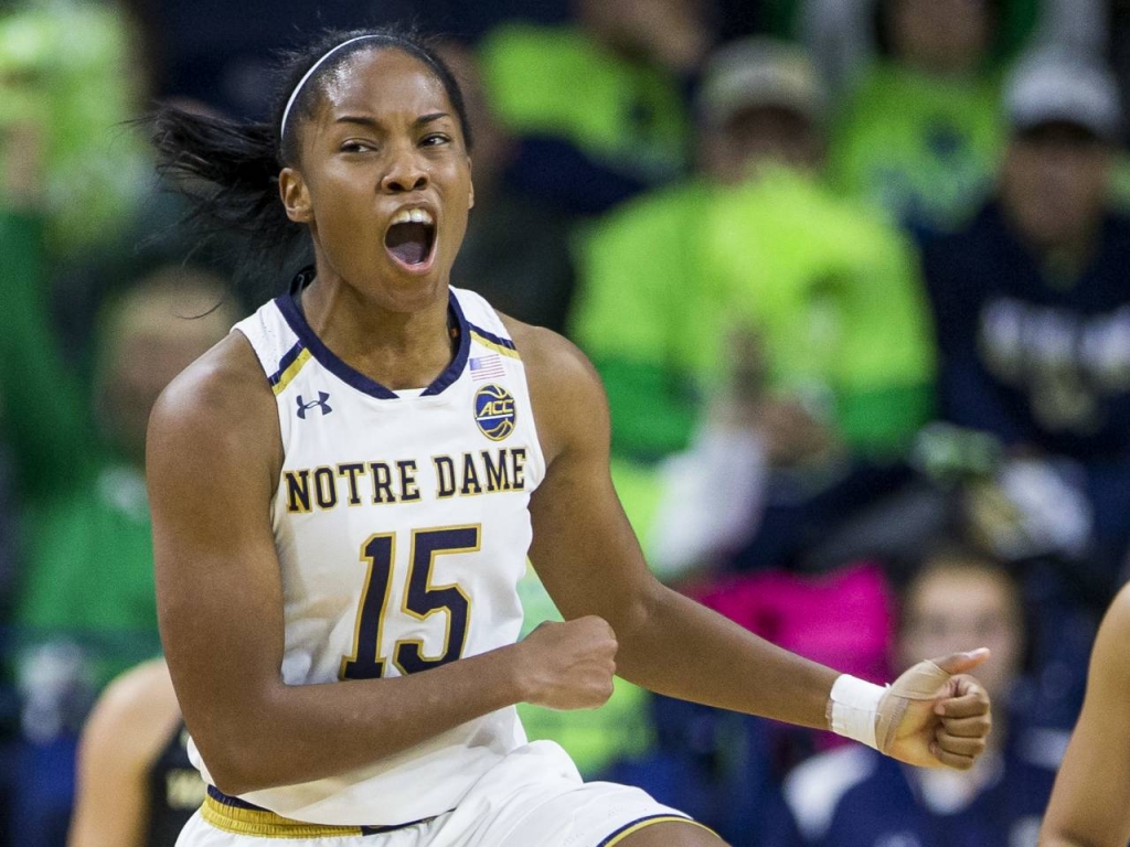 Irish and Huskies top two teams in AP women's hoops poll