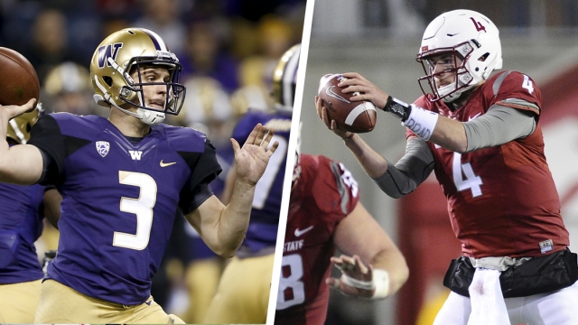 Jennifer Buchanan and James Snook | USA Today			The winner of the Pac-12 North will be decided in Friday’s battle for the Apple Cup