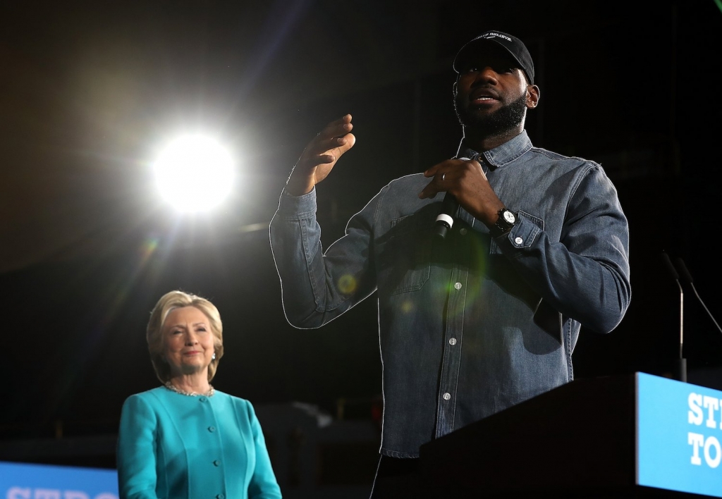 LeBron James Hillary Clinton