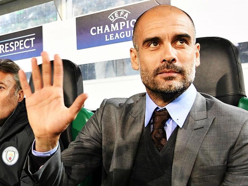 Manchester City manager Pep Guardiola was pleased that his team progressed to the knockout stages of Champions League