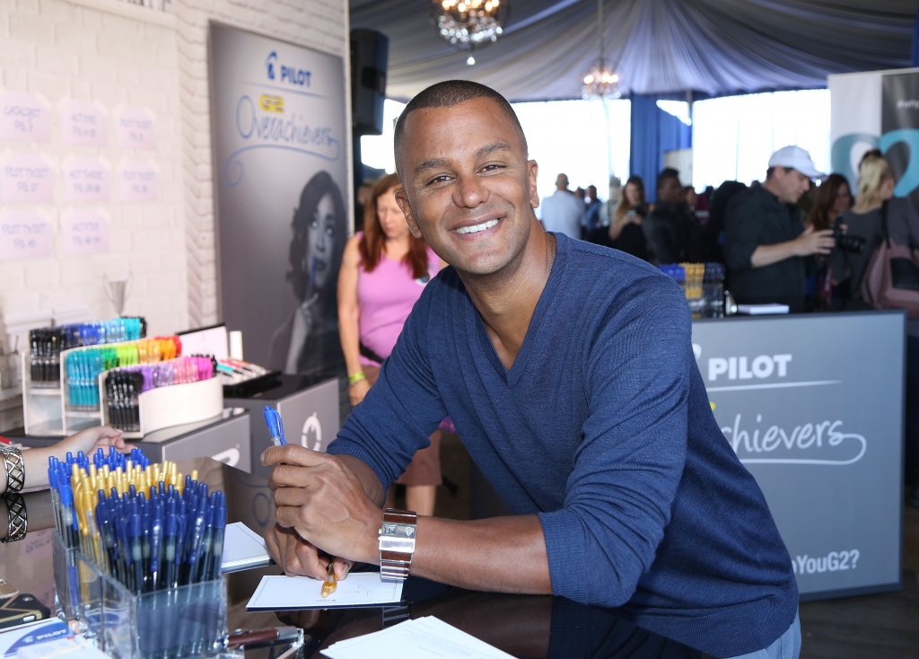 BEVERLY HILLS CA- SEPTEMBER 17 Actor Yanic Truesdale attends PILOT PEN & GBK's Pre Emmy Luxury Lounge- Day 2 at L'Ermitage Beverly Hills Hotel