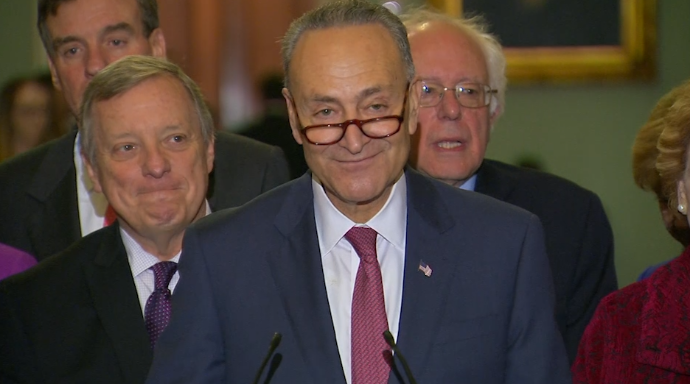 Schumer elected to lead Senate Dems; GOP leader McConnell wins another term