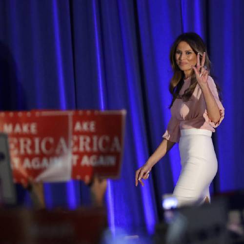 Melania Trump Seeks to Persuade Pennsylvania Women in Rare Speech