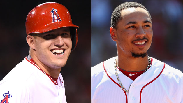 Mike Trout and Mookie Betts