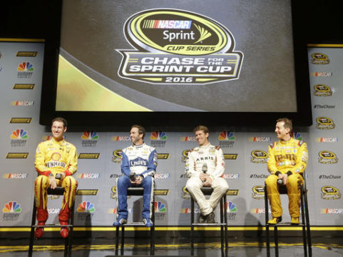 Joey Logano Jimmie Johnson Carl Edwards Kyle Busch