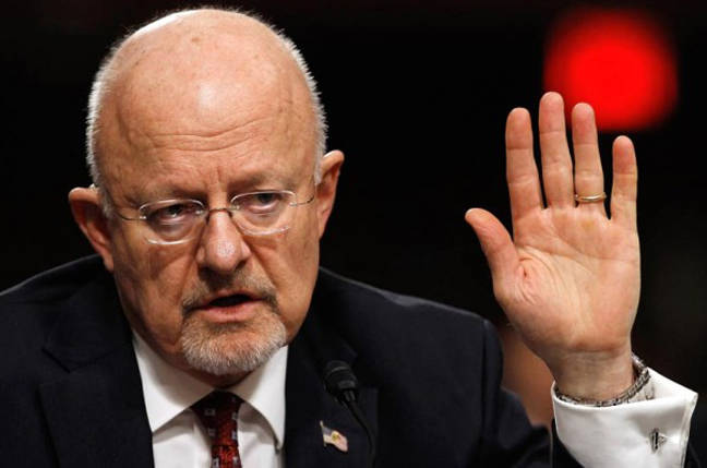 Director of National Intelligence James Clapper Submits Resignation, Says It 'Felt Pretty Good'