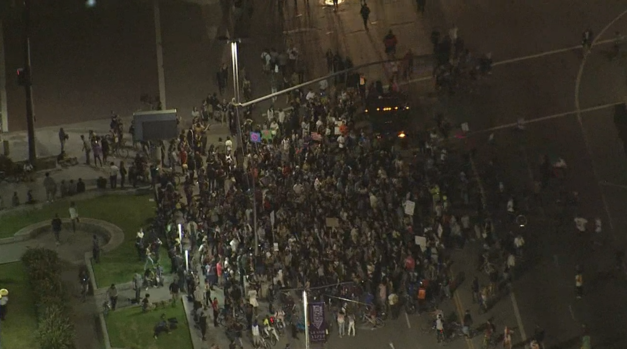 Nearly 150 Protesters Arrested in Downtown LA