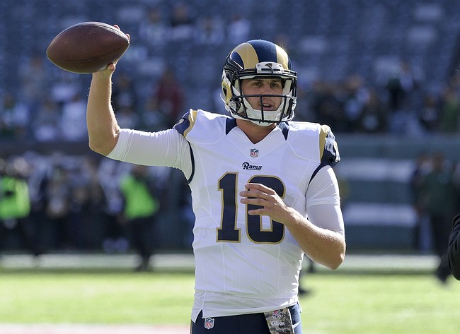 Jared Goff to take over as Rams' starter vs. Dolphins