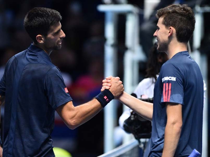 ATP Tour Finals Novak Djokovic Loses Cool During Win Over Dominic Thiem