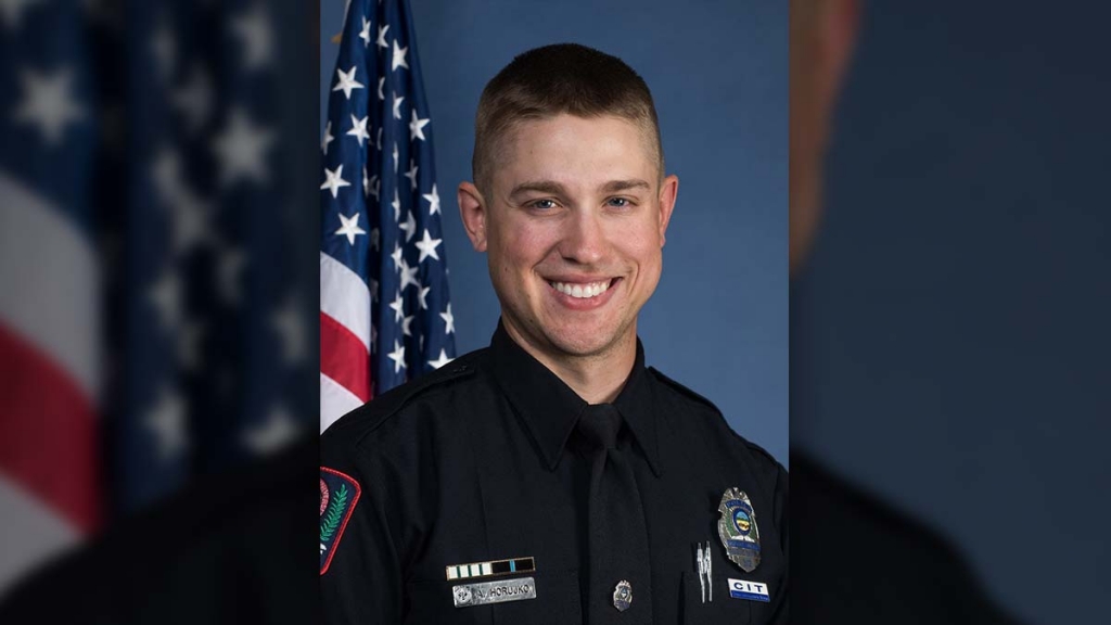 OSU officer Alan Horujko