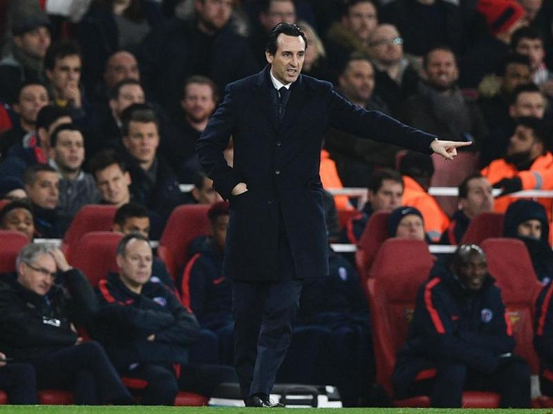 PSG head coach Unai Emery said it was good to move to the top of the Champions League group