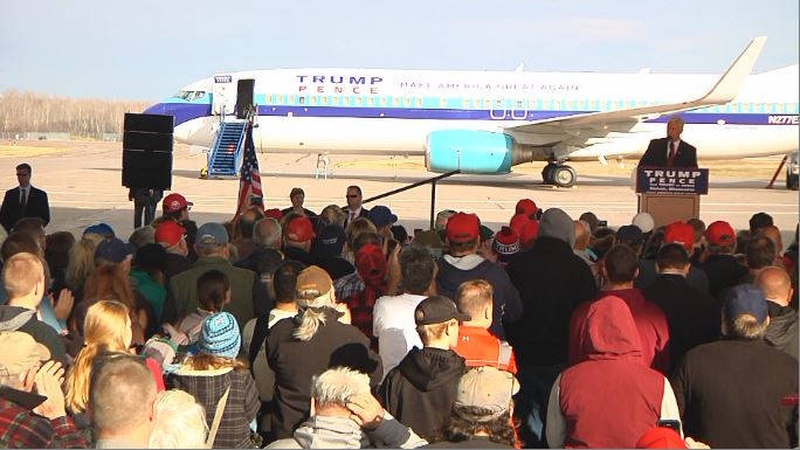 Pence at Duluth Airport rally