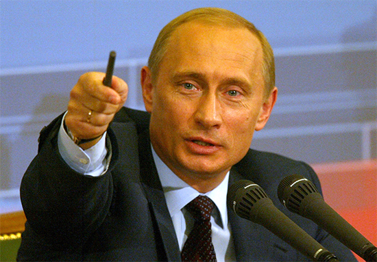 Russian president Vladimir Putin. Image courtesy of Presidential Press and Information Office