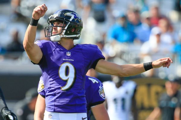 SPORTSJustin Tucker crushes third 50-yard field goal vs. Bengals	Email