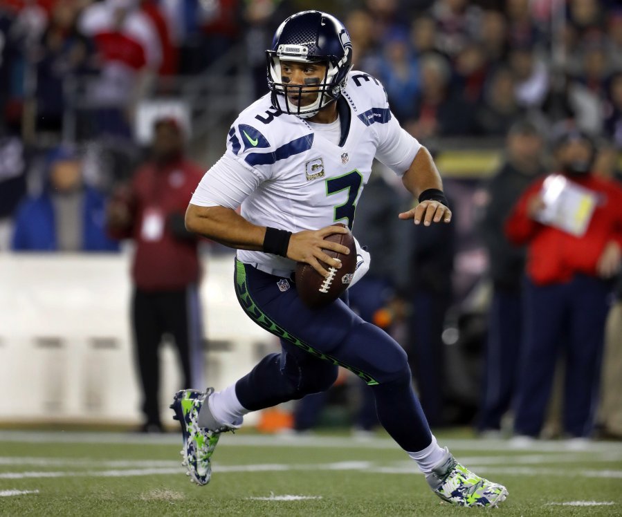 Seattle Seahawks quarterback Russell Wilson has guided the team to a two-game lead in the NFC West