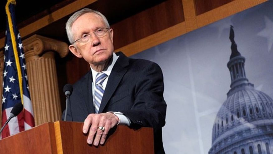 Senate Minority Leader Harry Reid D-Nev. is shown