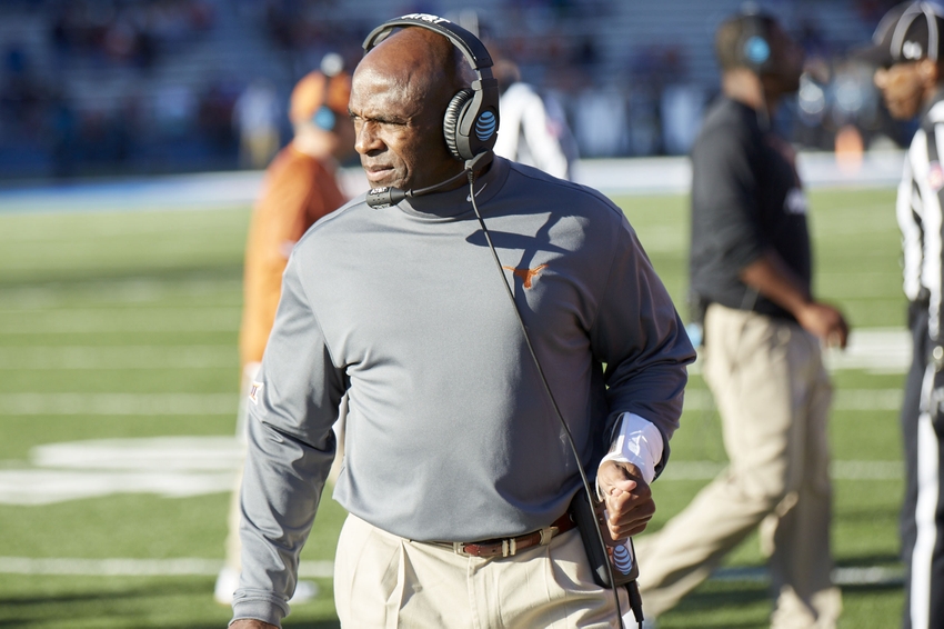 Texas coach Charlie Strong's future bleak after Kansas loss