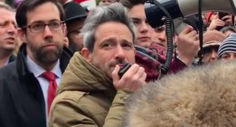 Beastie Boy Adam 'Ad Rock&#039 Horovitz at Adam Yauch Memorial Park on Sunday Nov. 20 2016