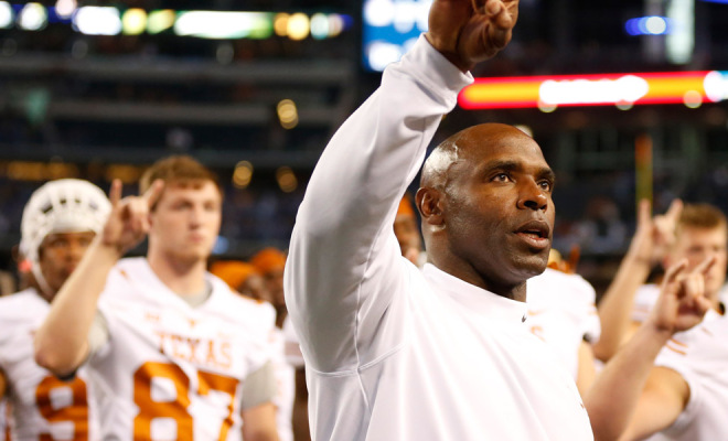 Texas has 'let go' coach Charlie Strong after 3 seasons