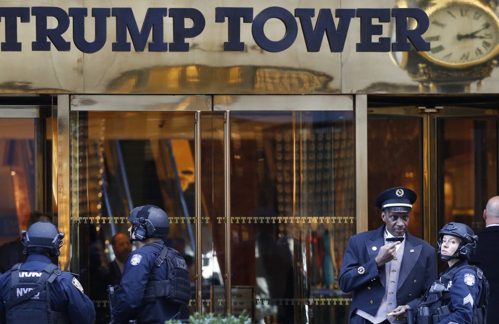 The closely guarded Trump Tower in New York City is where President-elect Donald Trump has been spending almost all of his time. Trump has refused calls to sell or give his business interests to an independent manager