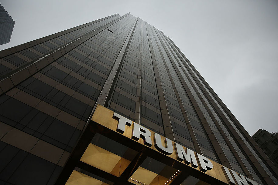 New York City. The protesters many of them Latino and Puerto Rican workers are voicing their disapproval of Donald Trump's statements