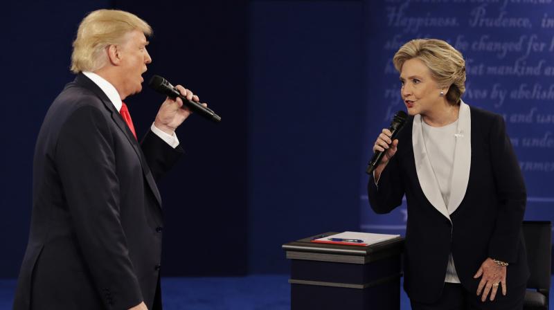 US President-elect Donald Trump and Hillary Clinton