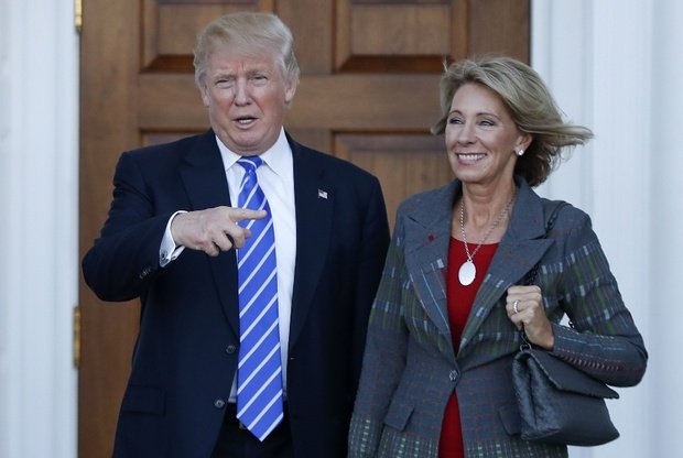 Betsy DeVos picked for Trump's education secretary