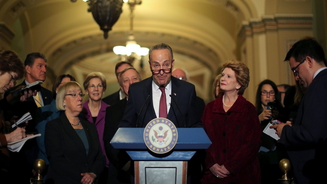 US Senate Democrats elect Chuck Schumer to lead opposition against Donald Trump